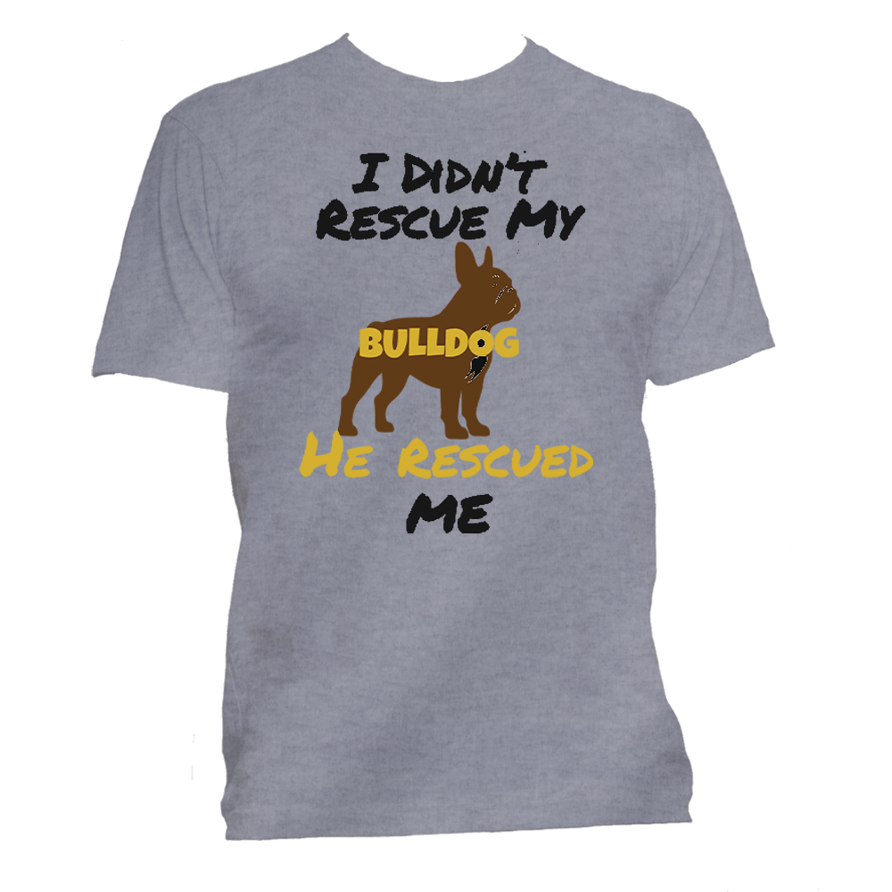 Short Sleeve T-Shirt: "My (AMERICAN PITBULL) Rescued Me" - FREE SHIPPING