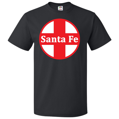 Short Sleeve T-Shirt: SANTA FE AT&SF RAILROAD Logo - FREE SHIPPING