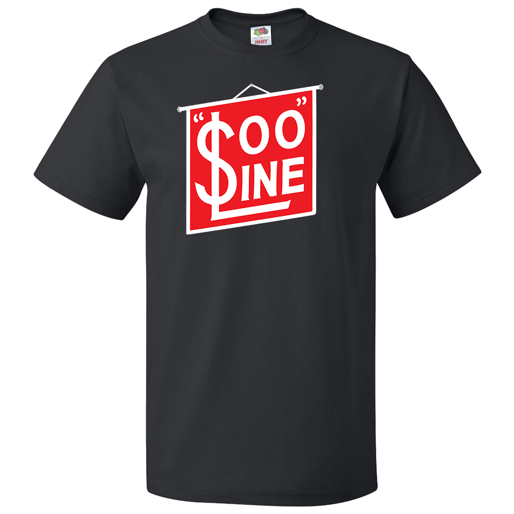 Short Sleeve T-Shirt: SOO LINE BANNER Logo - FREE SHIPPING