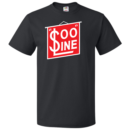 Short Sleeve T-Shirt: SOO LINE BANNER Logo - FREE SHIPPING
