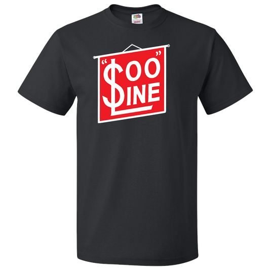 Short Sleeve T-Shirt: SOO LINE BANNER Logo - FREE SHIPPING