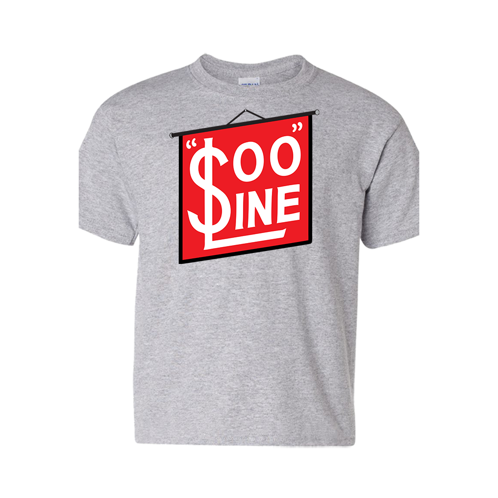 Short Sleeve T-Shirt: SOO LINE BANNER Logo - FREE SHIPPING