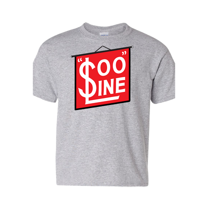 Short Sleeve T-Shirt: SOO LINE BANNER Logo - FREE SHIPPING
