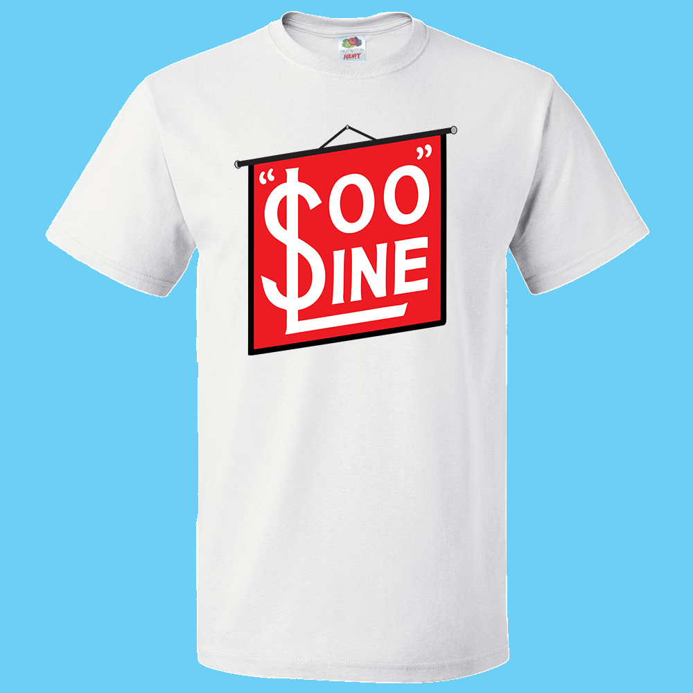 Short Sleeve T-Shirt: SOO LINE BANNER Logo - FREE SHIPPING