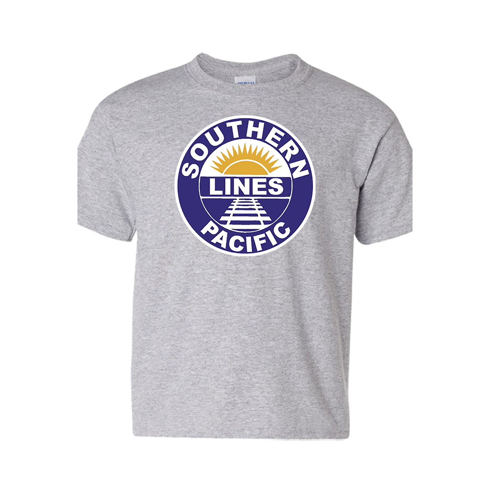 Short Sleeve T-Shirt: SOUTHERN PACIFIC LINE NAVY Logo - FREE SHIPPING