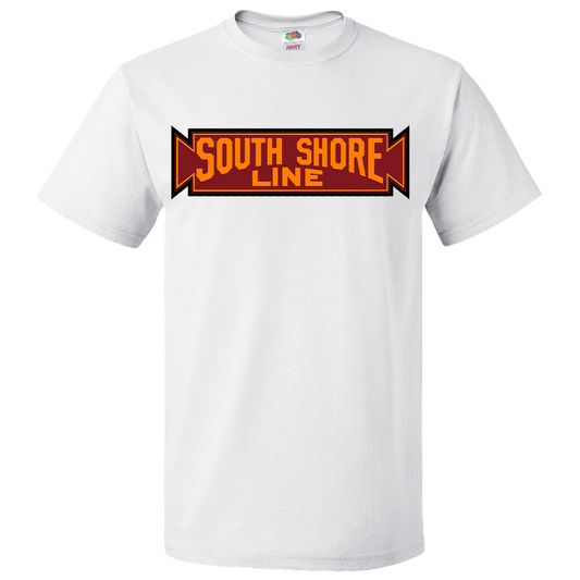 Short Sleeve T-Shirt: SOUTHSHORE LINE CHICAGO  Logo - FREE SHIPPING
