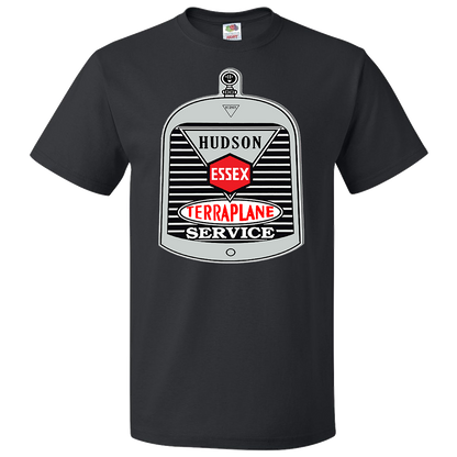 HET Club - Short Sleeve T-Shirt    HUDSON ESSEX TERRAPLANE SERVICE V1 (Front Logo )