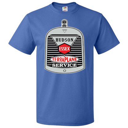 HET Club - Short Sleeve T-Shirt    HUDSON ESSEX TERRAPLANE SERVICE V1 (Front Logo )