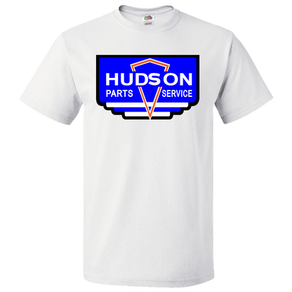 HET Club - Short Sleeve T-Shirt  HUDSON PARTS AND SERVICE FRONT / CHICAGO MILWAUKEE CLUB BACK (Two Sided) (Copy)