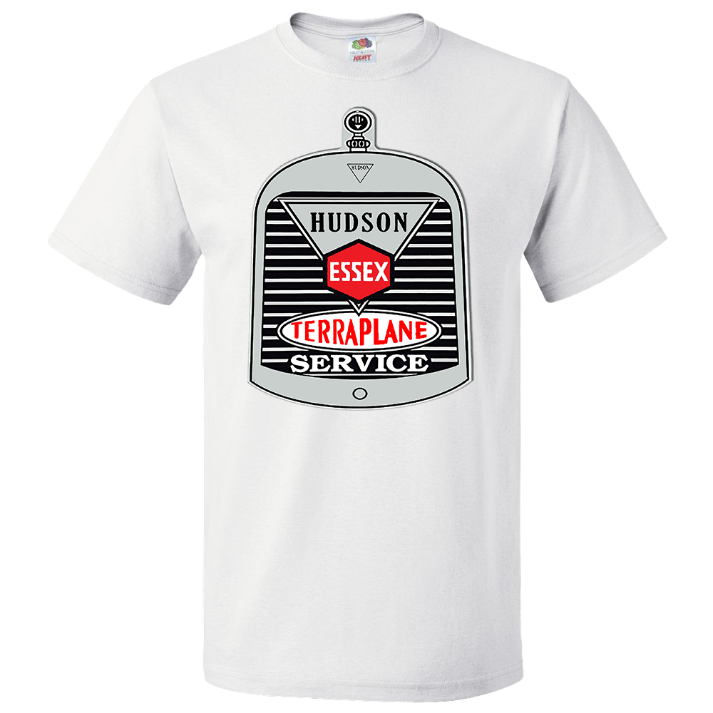 HET Club - Short Sleeve T-Shirt    HUDSON ESSEX TERRAPLANE SERVICE V1 (Front Logo )