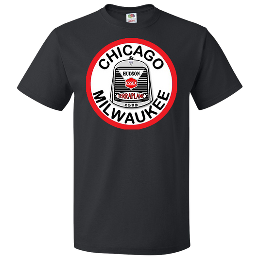 HET Club - Short Sleeve T-Shirt    CHICAGO-MILWAUKEE CLUB (Front Logo )