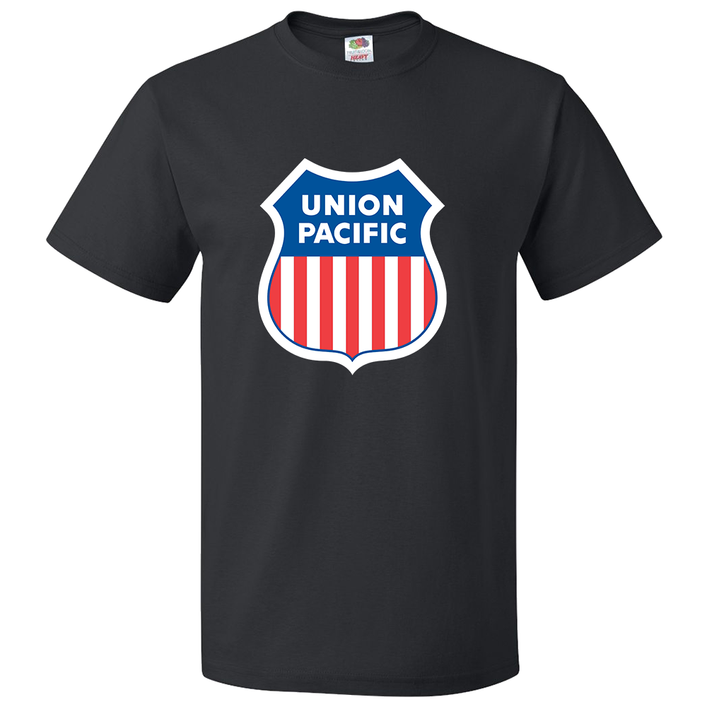 Short Sleeve T-Shirt: UNION PACIFIC Logo - FREE SHIPPING