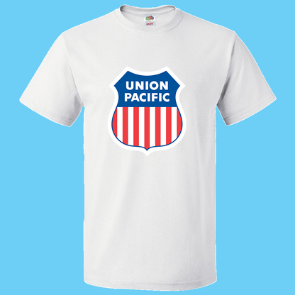 Short Sleeve T-Shirt: UNION PACIFIC Logo - FREE SHIPPING