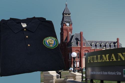 Worldwide Shirts was proud to create volunteer shirts for the new Pullman Historic Site.