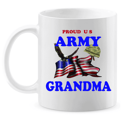 Coffee Mug: "Proud U.S. Army Grandma" (AGMA) - FREE SHIPPING