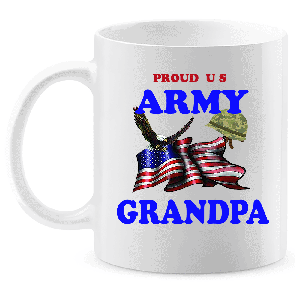 Coffee Mug: "Proud U.S. Army Grandpa" (AGPA) - FREE SHIPPING