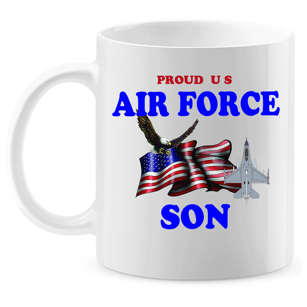 Coffee Mug: "Proud U.S. Air Force Son" (FSON) - FREE SHIPPING