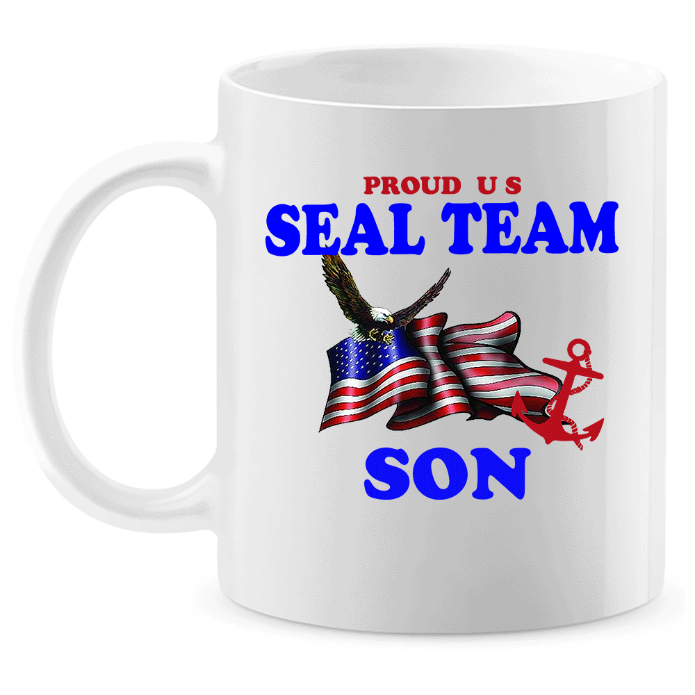 Coffee Mug: "Proud U.S. Seal Team Son" (SSON) - FREE SHIPPING