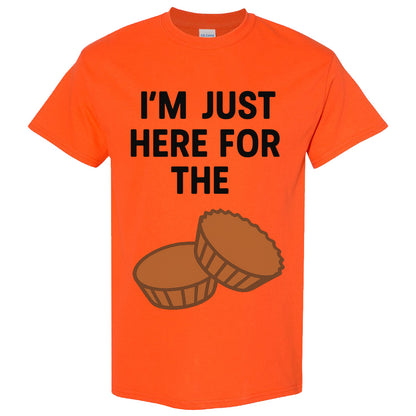 Halloween T-Shirt: I'm Just Here for the Reese's