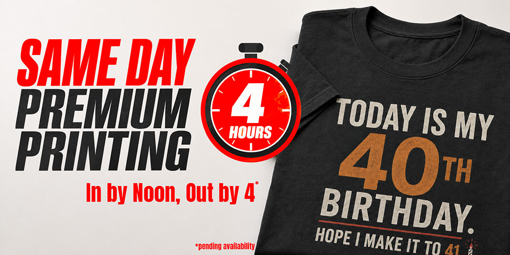 Same-Day Custom Shirts