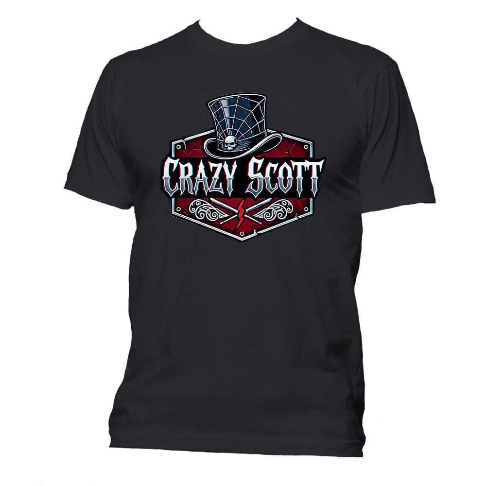 Crazy Scott - Wrestling T-Shirt - 2-Sided