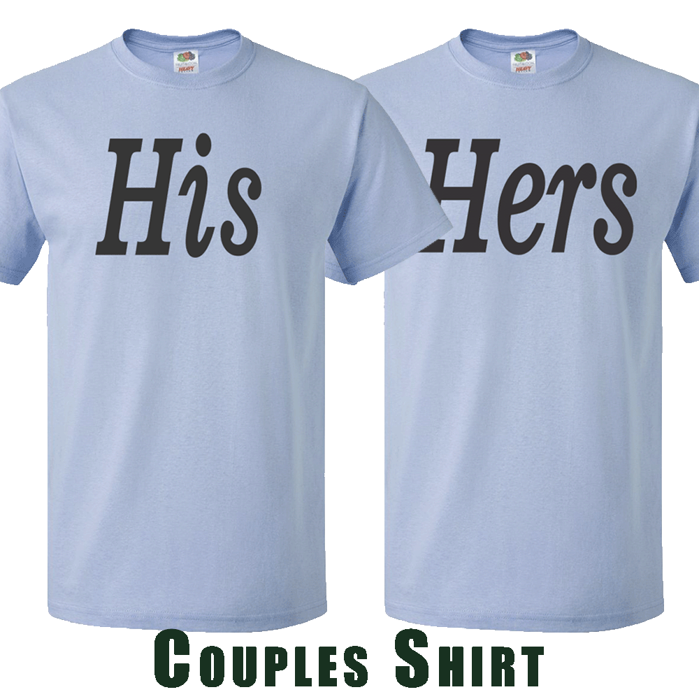 Short Sleeve T-Shirt: Valentines Day - "Hers" (V00) - FREE SHIPPING