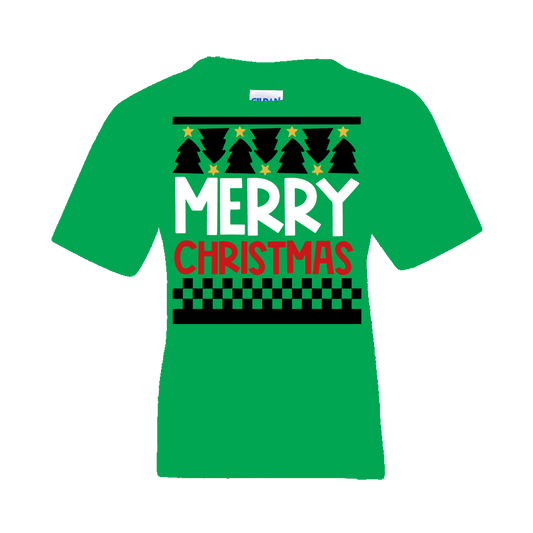 Short Sleeve T-Shirt: "Merry Christmas" - FREE SHIPPING