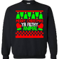 CREW SWEATSHIRT T-Shirt: "Merry Christmas you Filthy Animal" -  SWEATER FREE SHIPPING