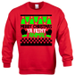 CREW SWEATSHIRT T-Shirt: "Merry Christmas you Filthy Animal" -  SWEATER FREE SHIPPING
