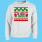CREW SWEATSHIRT T-Shirt: "Merry Christmas you Filthy Animal" -  SWEATER FREE SHIPPING