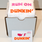 Gift Box: Embroidered Hand Towel with ACE, DUNKIN, TARGET or STARBUCKS Gift Card