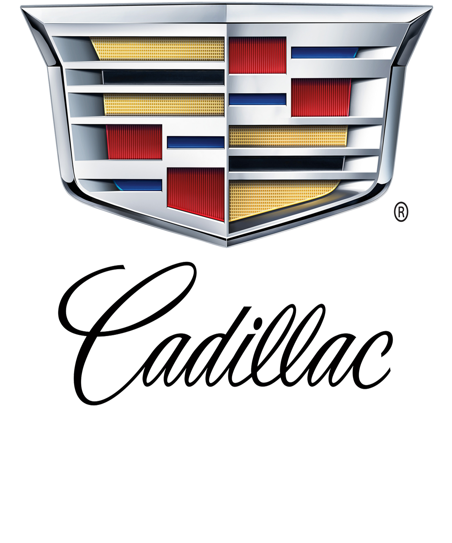 Coffee Mug: Cadillac Logo - 11 or 15 Oz with Black Lettering - White - FREE SHIPPING