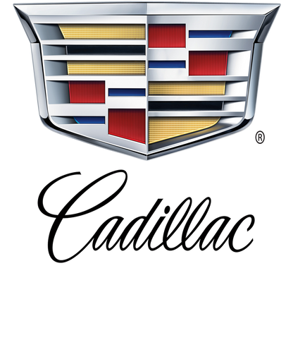 Coffee Mug: Cadillac Logo - 11 or 15 Oz with Black Lettering - White - FREE SHIPPING