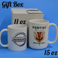 Personalized Valentine Coffee Mug:, LOVE GNOME  11 or 15 oz WITH BOX - White - FREE SHIPPING