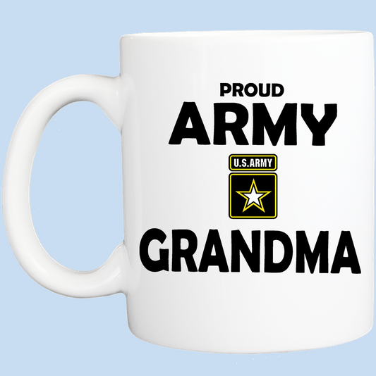 Coffee Mug: Proud Army Grandma - FREE SHIPPING