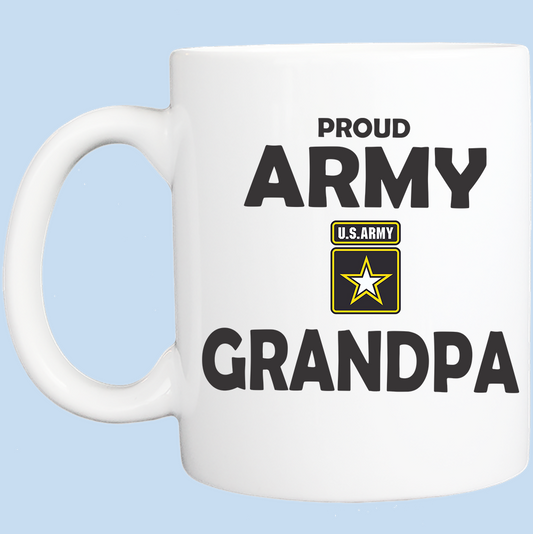 Coffee Mug: Proud Army Grandpa - FREE SHIPPING