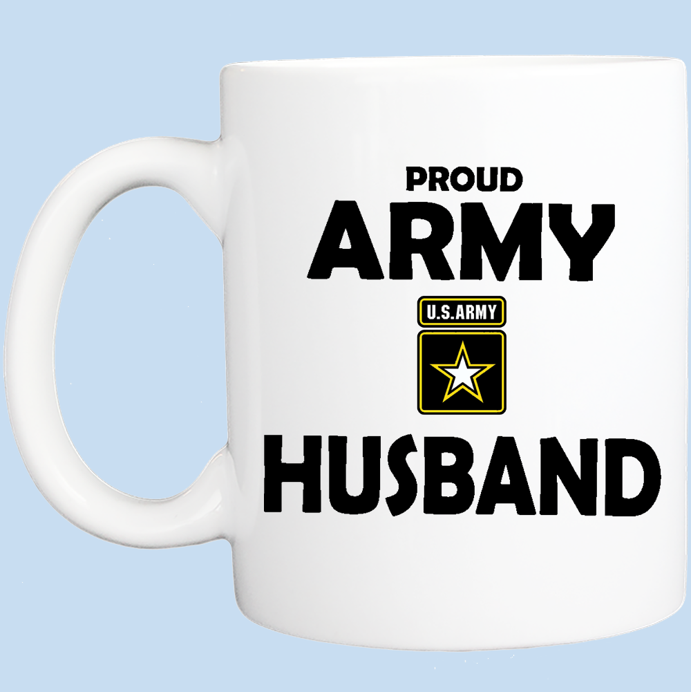 Coffee Mug: Proud Army Husband - FREE SHIPPING