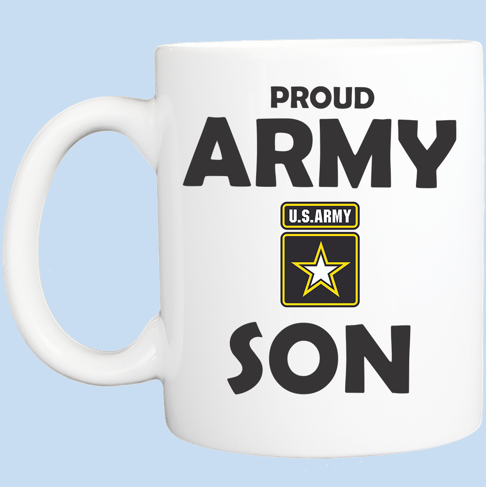 Coffee Mug: Proud Army Son - FREE SHIPPING