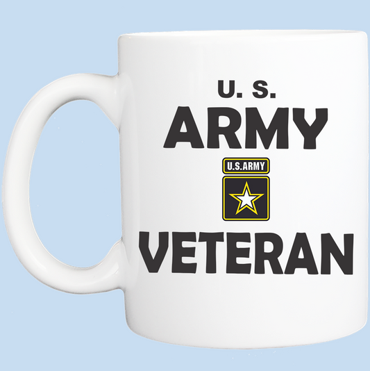 Coffee Mug: Proud Army Veteran - FREE SHIPPING
