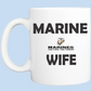 Coffee Mug: Proud Marine Wife - FREE SHIPPING