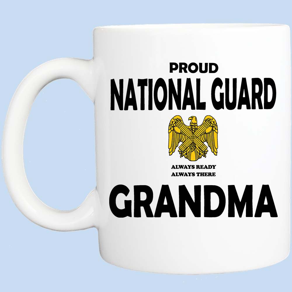 Coffee Mug: Proud National Guard Grandma - FREE SHIPPING