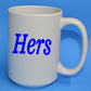 Valentine Coffee Mug: We Are Better Together, 2 Piece Set, His & Hers 11 or 15 oz WITH BOX - White - FREE SHIPPING