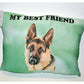 Custom Rectangular Pillow: Your Dog Picture