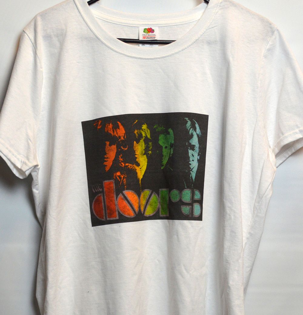 Short Sleeve T-Shirt: The Doors - Mens - 2XL - White - FREE SHIPPING