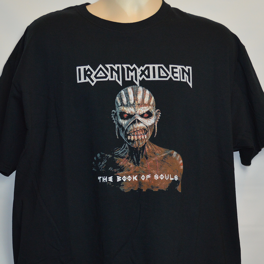 Short Sleeve T-Shirt: Iron Maiden - Book Of Souls - Mens - Axl - Black - FREE SHIPPING