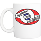 Coffee Mug: Vintage Auburn / Cord / Duesenberg Logo - White - FREE SHIPPING