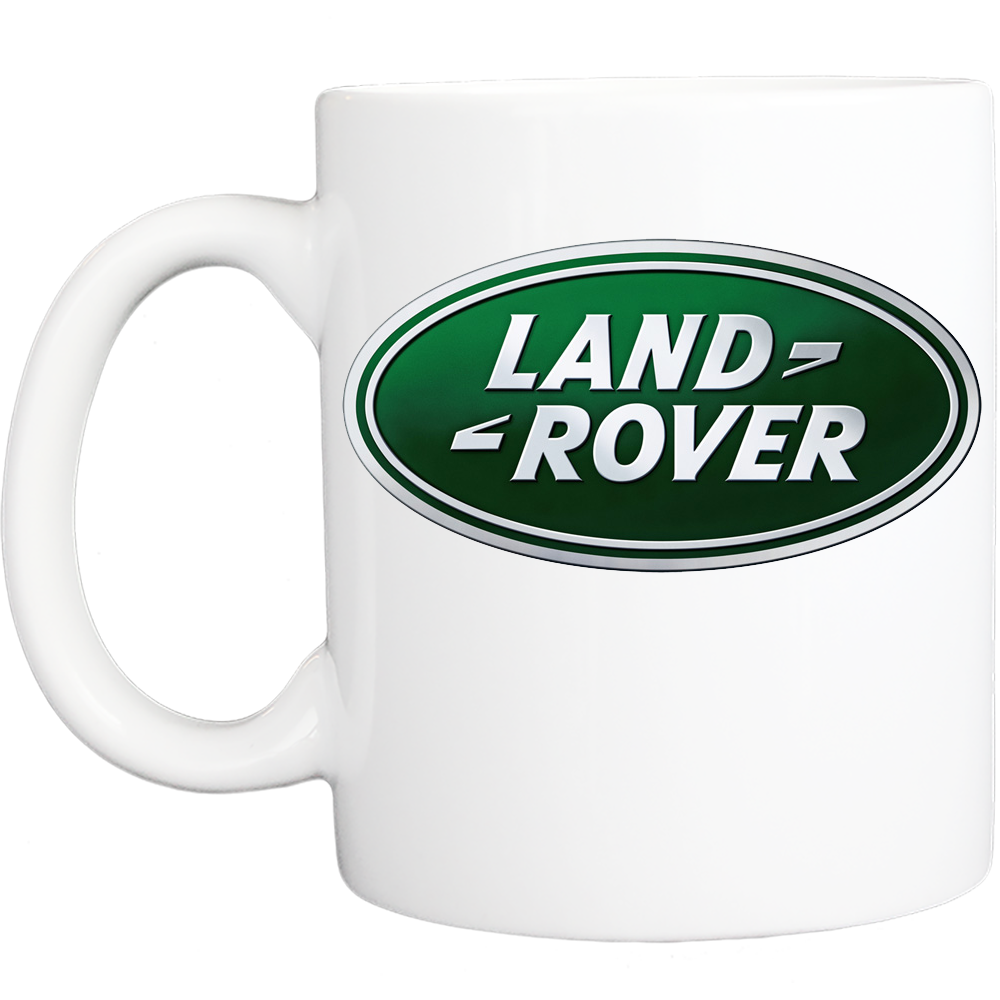 Coffee Mug: Land Rover 11 or 15 oz WITH BOX - White - FREE SHIPPING