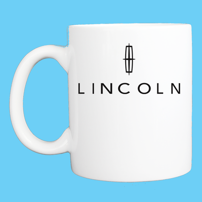 Coffee Mug: LINCOLN LOGO Logo 11 OR 15 OZ  - FREE SHIPPING