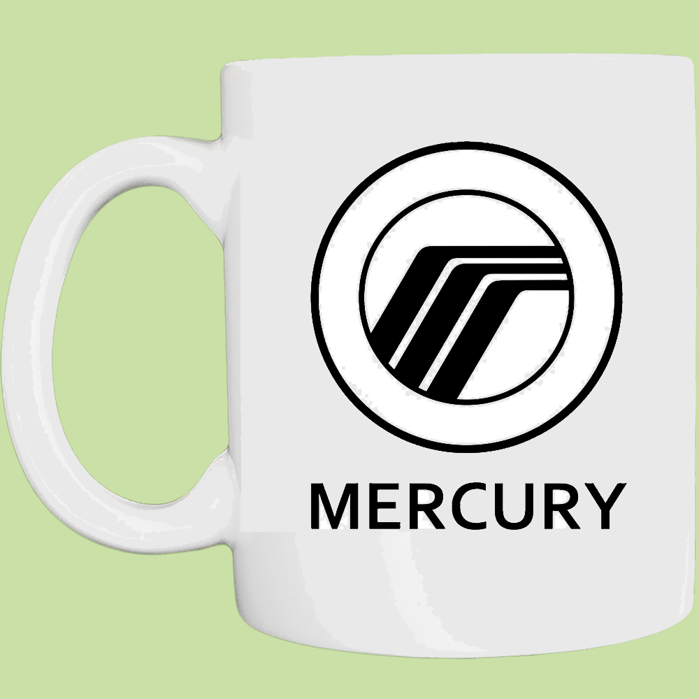 Coffee Mug: VINTAGE MERCURY LOGO 11 OR 15 OZ  - FREE SHIPPING