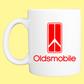 Coffee Mug: Vintage Oldsmobile Logo - 11 or 15 Oz - FREE SHIPPING
